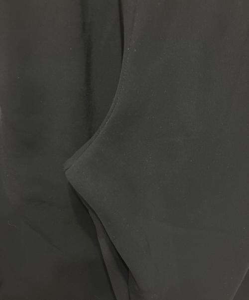 saqui（サキ）saqui (サキ) テーパードリボンパンツ ブラック サイズ:38の古着・服飾アイテム