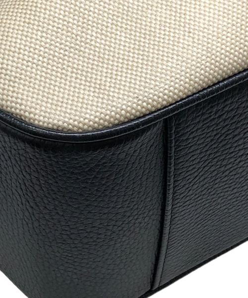 PELLE MORBIDA（ペッレモルビダ）PELLE MORBIDA (ペッレモルビダ) トートバッグ ベージュ×ブラック サイズ:下記参照の古着・服飾アイテム