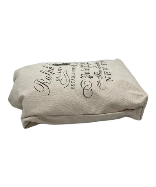 POLO RALPH LAUREN（ポロ・ラルフローレン）POLO RALPH LAUREN (ポロ・ラルフローレン) ヘリテージ コットン ショッパー トート　キャンバス　バッグ アイボリーの古着・服飾アイテム