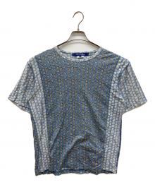 COMME des GARCONS JUNYA WATANABE MAN（コムデギャルソンジュンヤワタナベマン）の古着「再構築Tシャツ　総柄カットソー」｜ブルー