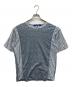 COMME des GARCONS JUNYA WATANABE MAN（コム デ ギャルソン ジュンヤ ワタナベ マン）の古着「再構築Tシャツ　総柄カットソー」｜ブルー