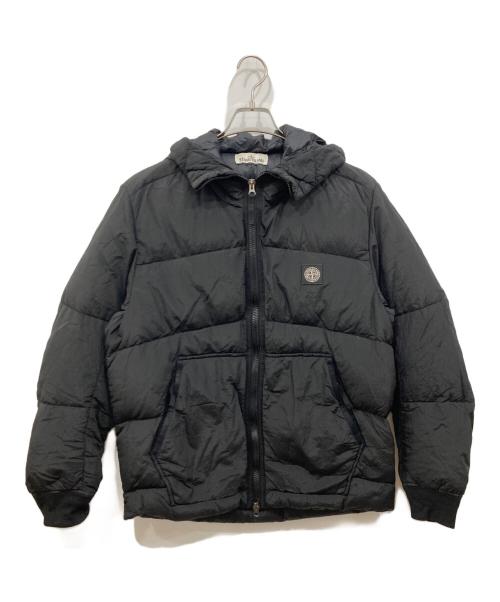 STONE ISLAND（ストーンアイランド）STONE ISLAND (ストーンアイランド) SIブルゾンダウンパーカ ブラック サイズ:Sの古着・服飾アイテム