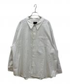 MARC JACOBSマークジェイコブズ）の古着「モノグラム ジャカード シャーティング ビッグ シャツ」｜ホワイト