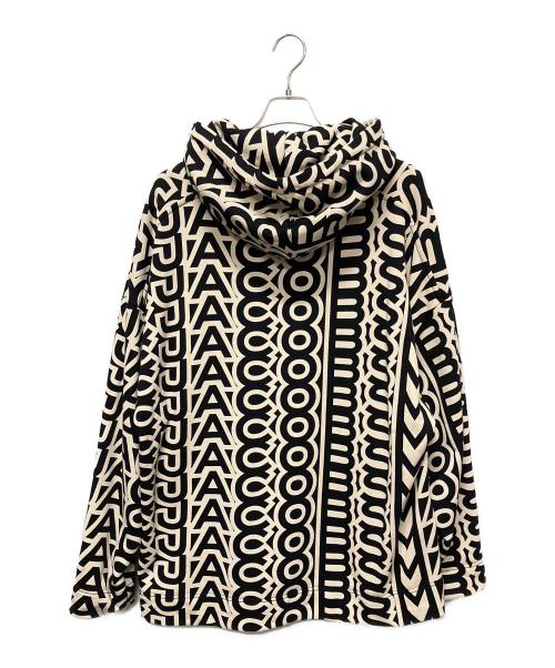 MARC JACOBS（マークジェイコブス）MARC JACOBS (マークジェイコブス) TheMonogram Oversized Hoodie/モノグラムオーバーサーズフーディー ブラック サイズ:Lの古着・服飾アイテム