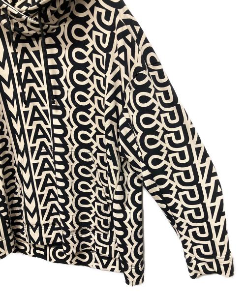 MARC JACOBS（マークジェイコブス）MARC JACOBS (マークジェイコブス) TheMonogram Oversized Hoodie/モノグラムオーバーサーズフーディー ブラック サイズ:Lの古着・服飾アイテム