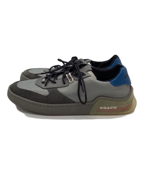 COACH（コーチ）COACH (コーチ) スニーカー　 コートスニーカー グレー サイズ:26の古着・服飾アイテム