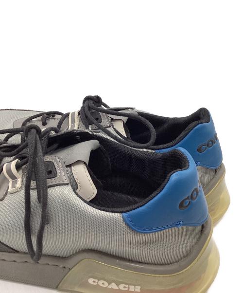 COACH（コーチ）COACH (コーチ) スニーカー　 コートスニーカー グレー サイズ:26の古着・服飾アイテム