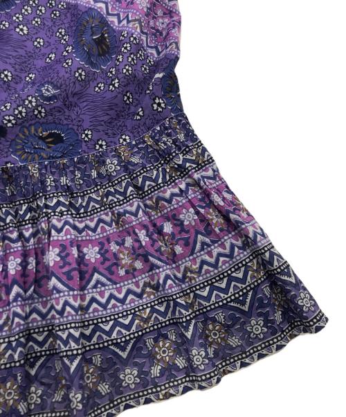 ne quittez pas（ヌキテパ）ne quittez pas (ヌキテパ) エスニックプリント ワンピース パープル サイズ:表記なしの古着・服飾アイテム