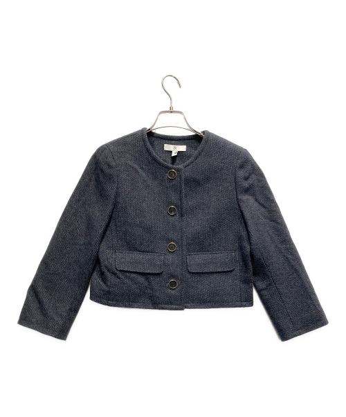 BANANA REPUBLIC（バナナリパブリック）BANANA REPUBLIC (バナナリパブリック) カラーレスジャケット ネイビー サイズ:2の古着・服飾アイテム
