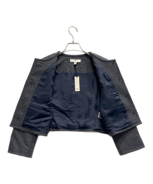 BANANA REPUBLIC（バナナリパブリック）BANANA REPUBLIC (バナナリパブリック) カラーレスジャケット ネイビー サイズ:2の古着・服飾アイテム