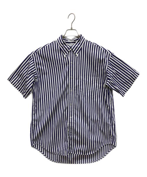 Graphpaper（グラフペーパー）Graphpaper (グラフペーパー) THOMAS MASON S/S B.D Box Shirt ネイビー×ホワイト サイズ:1の古着・服飾アイテム