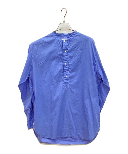 Graphpaper（グラフペーパー）Graphpaper (グラフペーパー) Broad Band Collar Shirt スカイブルー サイズ:2の古着・服飾アイテム