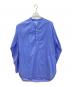 Graphpaper（グラフペーパー）の古着「Broad Band Collar Shirt」｜スカイブルー