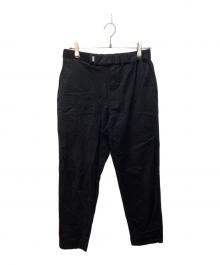Graphpaper（グラフペーパー）の古着「STRETCH TYPEWRITER SLIM CHEF PANTS（ストレッチタイプライタースリムシェフパンツ）」｜ブラック