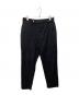 Graphpaper（グラフペーパー）の古着「STRETCH TYPEWRITER SLIM CHEF PANTS（ストレッチタイプライタースリムシェフパンツ）」｜ブラック