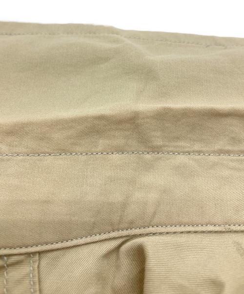 AURALEE（オーラリー）AURALEE (オーラリー) WASHED FINX TWILL BIG SHIRTS　ウォッシュド フィンクス ツイル ビッグ シャツ ベージュ サイズ:3の古着・服飾アイテム