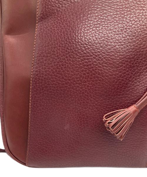 Cartier（カルティエ）Cartier (カルティエ) ショルダーバッグ ボルドーの古着・服飾アイテム