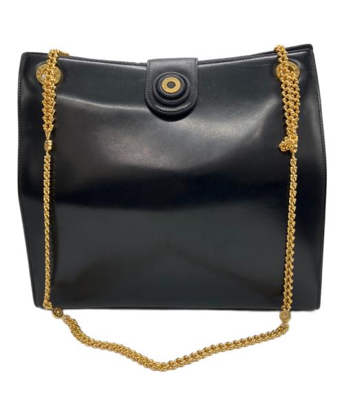 TIFFANY & Co.（ティファニー アンド コー）TIFFANY & Co. (ティファニー アンド コー) チェーンショルダーバッグ ブラックの古着・服飾アイテム