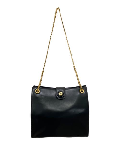 TIFFANY & Co.（ティファニー アンド コー）TIFFANY & Co. (ティファニー アンド コー) チェーンショルダーバッグ ブラックの古着・服飾アイテム