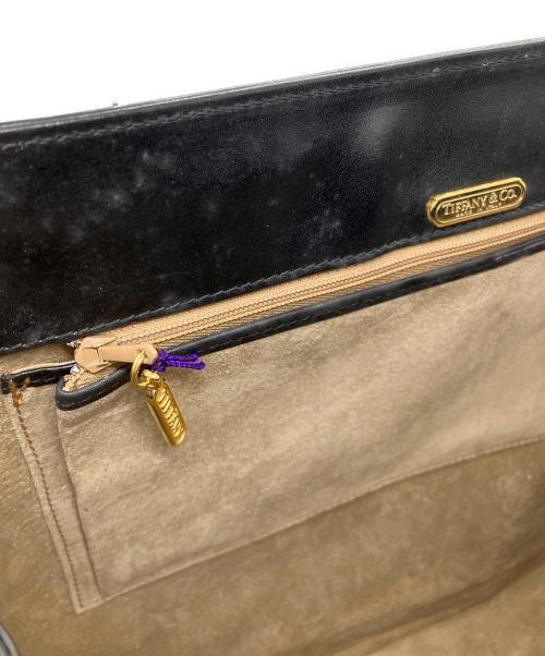 TIFFANY & Co.（ティファニー アンド コー）TIFFANY & Co. (ティファニー アンド コー) チェーンショルダーバッグ ブラックの古着・服飾アイテム