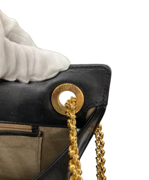 TIFFANY & Co.（ティファニー アンド コー）TIFFANY & Co. (ティファニー アンド コー) チェーンショルダーバッグ ブラックの古着・服飾アイテム