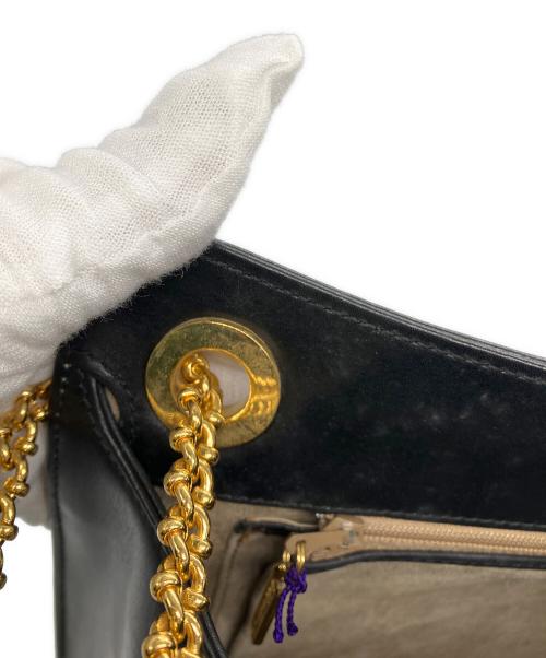 TIFFANY & Co.（ティファニー アンド コー）TIFFANY & Co. (ティファニー アンド コー) チェーンショルダーバッグ ブラックの古着・服飾アイテム