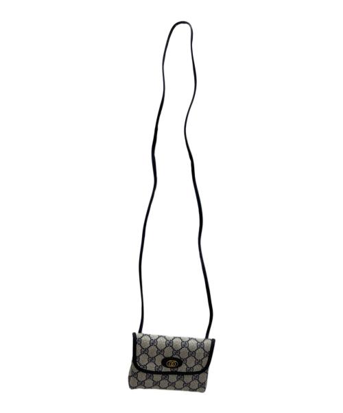 GUCCI（グッチ）GUCCI (グッチ) ショルダーポーチ ネイビーの古着・服飾アイテム