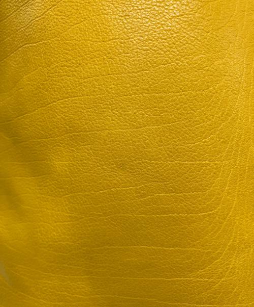 BOTTEGA VENETA（ボッテガベネタ）BOTTEGA VENETA (ボッテガベネタ) ハトメ2WAYレザートートバッグ イエローの古着・服飾アイテム