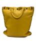 BOTTEGA VENETA (ボッテガベネタ) ハトメ2WAYレザートートバッグ イエロー：40000円