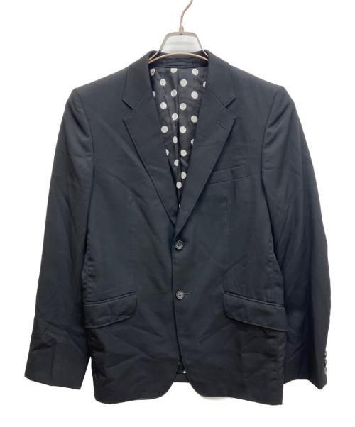 COMME des GARCONS HOMME（コムデギャルソン オム）COMME des GARCONS HOMME (コムデギャルソン オム) 裏地ドット2Bテーラードジャケット ブラック サイズ:Ｓの古着・服飾アイテム