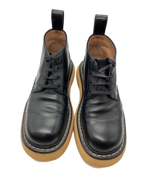 BOTTEGA VENETA（ボッテガベネタ）BOTTEGA VENETA (ボッテガベネタ) The Bounce プラットフォームレースアップブーツ ブラック サイズ:37の古着・服飾アイテム