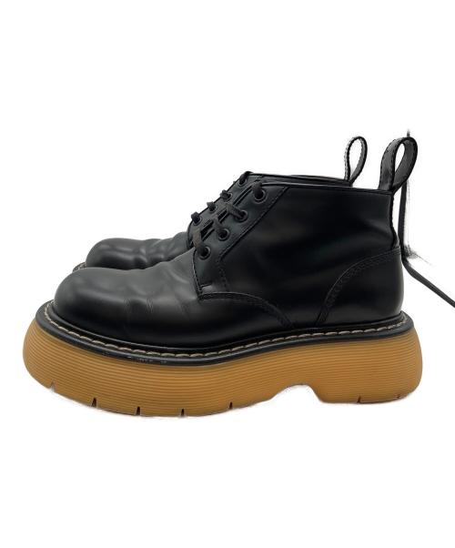 BOTTEGA VENETA（ボッテガベネタ）BOTTEGA VENETA (ボッテガベネタ) The Bounce プラットフォームレースアップブーツ ブラック サイズ:37の古着・服飾アイテム
