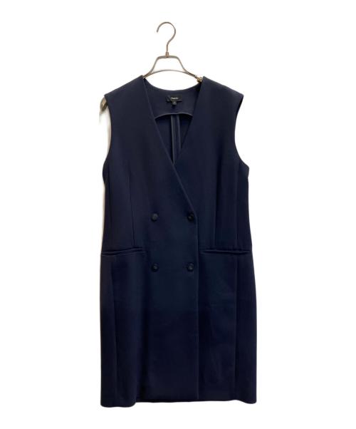 theory（セオリー）theory (セオリー) ロングジレ ネイビー サイズ:2の古着・服飾アイテム