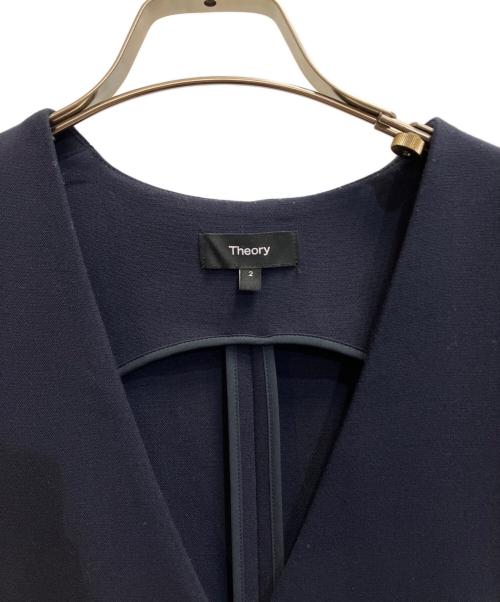 theory（セオリー）theory (セオリー) ロングジレ ネイビー サイズ:2の古着・服飾アイテム