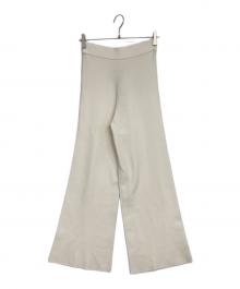 CHAOS（カオス）の古着「シルクコンストレートパンツ」｜ホワイト