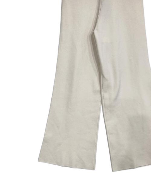 CHAOS（カオス）CHAOS (カオス) シルクコンストレートパンツ ホワイト サイズ:36の古着・服飾アイテム