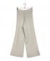 CHAOS（カオス）の古着「シルクコンストレートパンツ」｜ホワイト