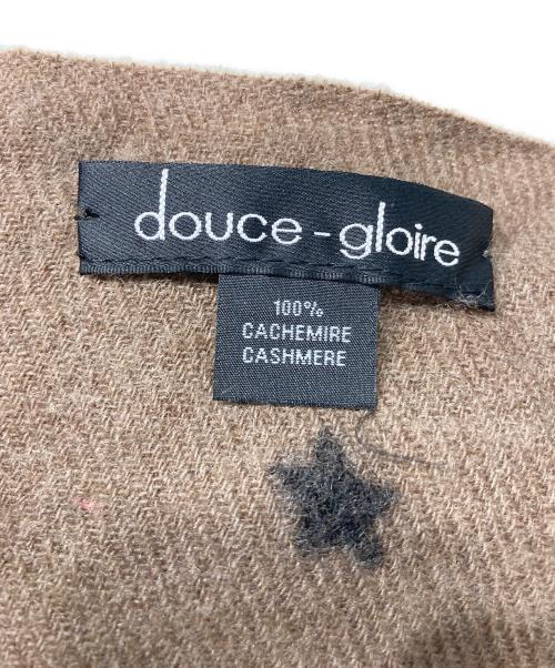 douce gloire（ドゥースゴロワー）douce gloire (ドゥースゴロワー) カシミヤ大判ストール ブラウンの古着・服飾アイテム
