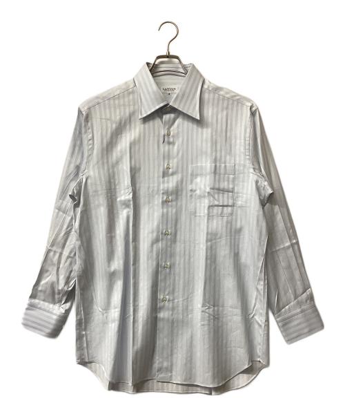 LANVIN COLLECTION（ランバンコレクション）LANVIN COLLECTION (ランバンコレクション) ストライプシャツ ブルー サイズ:ＬＢの古着・服飾アイテム