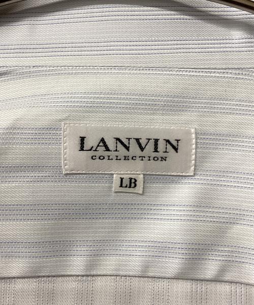 LANVIN COLLECTION（ランバンコレクション）LANVIN COLLECTION (ランバンコレクション) ストライプシャツ ブルー サイズ:ＬＢの古着・服飾アイテム