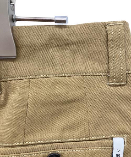 PT01 FORWARD（ピーティーゼロウーノ フォワード）PT01 FORWARD (ピーティーゼロウーノ フォワード) コットンチノクロス クロップドパンツ ベージュ サイズ:30の古着・服飾アイテム