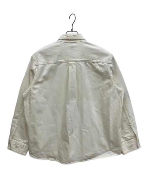 CHAOS（カオス）CHAOS (カオス) WHY NOT NOW プルーフデニムシャツ アイボリー サイズ:FREEの古着・服飾アイテム