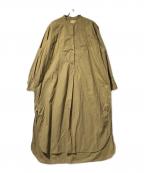 NIGEL CABOURNナイジェルケーボン）の古着「バンドカラーワンピース」｜ベージュ