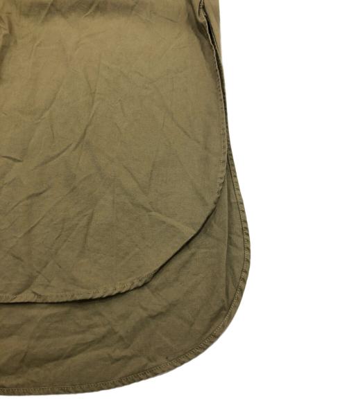 NIGEL CABOURN（ナイジェルケーボン）NIGEL CABOURN (ナイジェルケーボン) バンドカラーワンピース ベージュ サイズ:8の古着・服飾アイテム