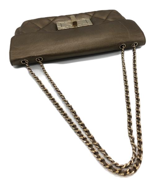 CHANEL（シャネル）CHANEL (シャネル) 2.55　チェーンショルダーバッグ ブロンズ/ゴールドの古着・服飾アイテム
