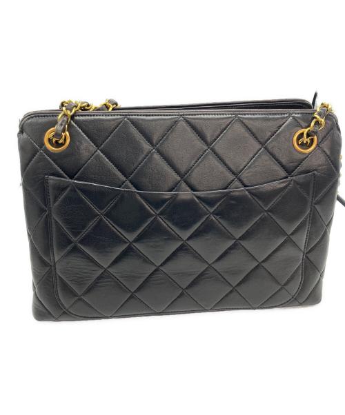 CHANEL（シャネル）CHANEL (シャネル) チェーンショルダーバッグ ブラックの古着・服飾アイテム