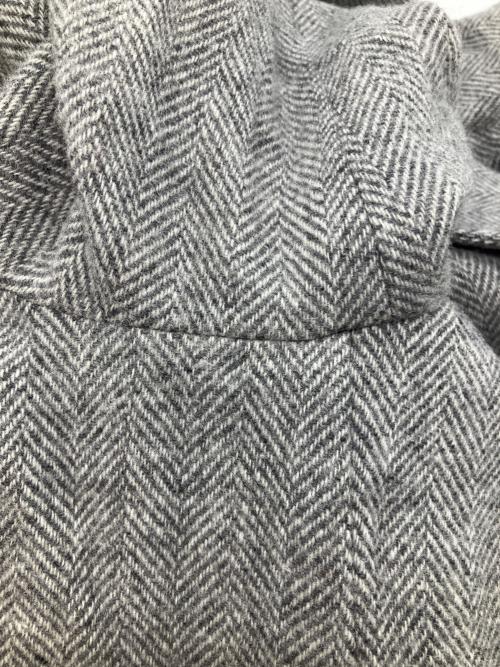 BRERAS（ブレラス）BRERAS (ブレラス) ヘリンボーンテーラードジャケット グレー サイズ:48の古着・服飾アイテム