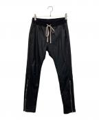 DANKE SCHONダンケ シェーン）の古着「COATING OUTZIP PANTS」｜ブラック