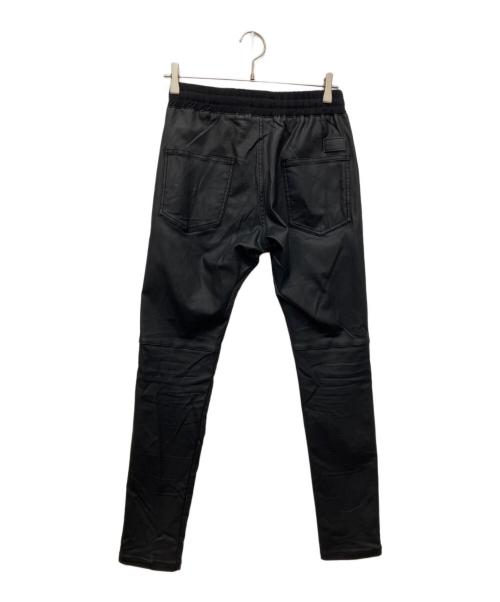 DANKE SCHON（ダンケ シェーン）Danke schon (ダンケ シェーン) COATING OUTZIP PANTS ブラック サイズ:Mの古着・服飾アイテム