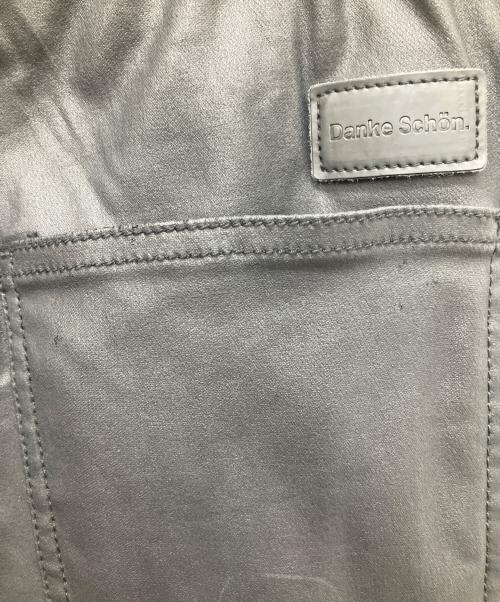 DANKE SCHON（ダンケ シェーン）Danke schon (ダンケ シェーン) COATING OUTZIP PANTS ブラック サイズ:Mの古着・服飾アイテム